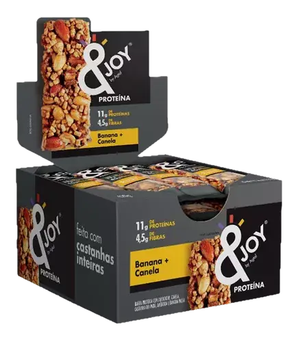 PROTEIN NUTS &JOY AGTAL - 12 x 35g BANANA E CANELA