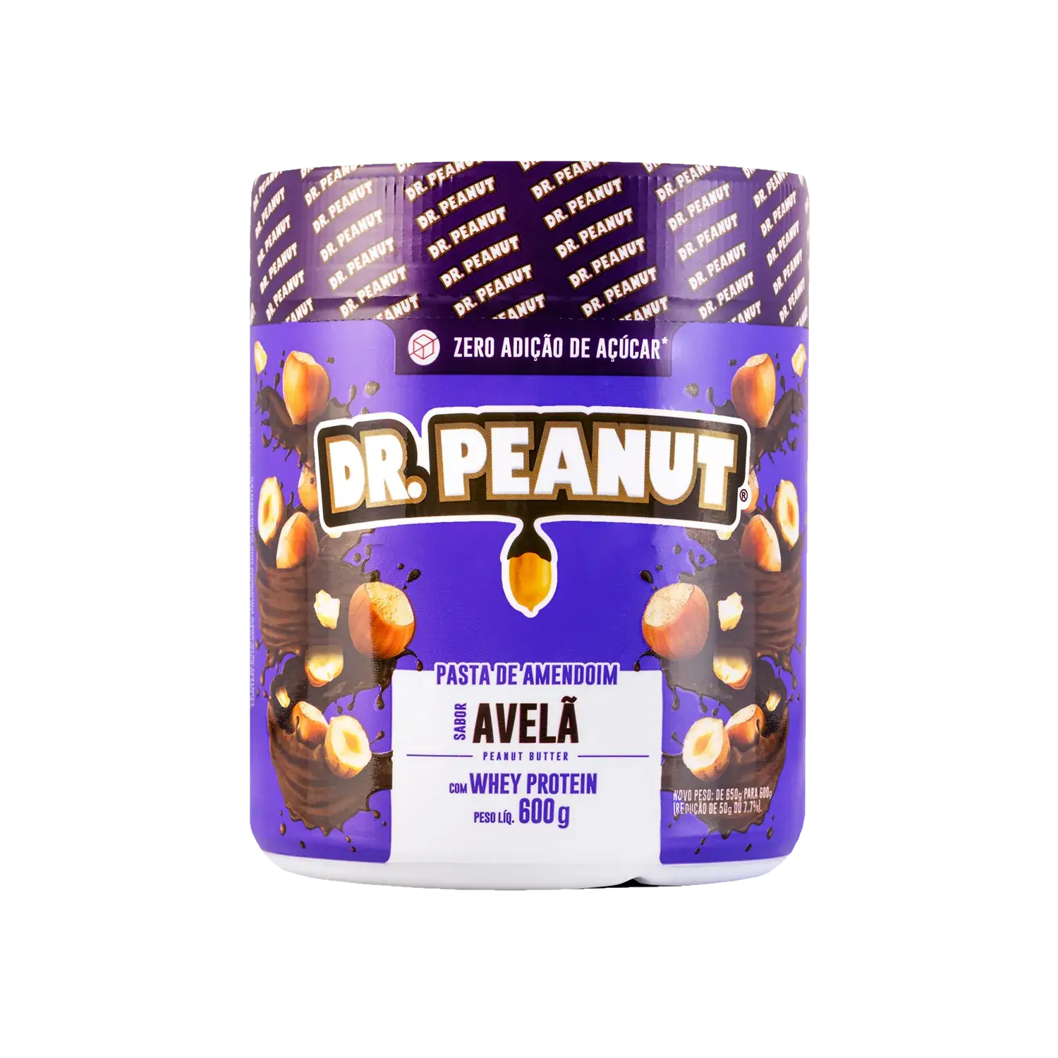 Pasta de Amendoim 600g Dr. Peanut - Avelã