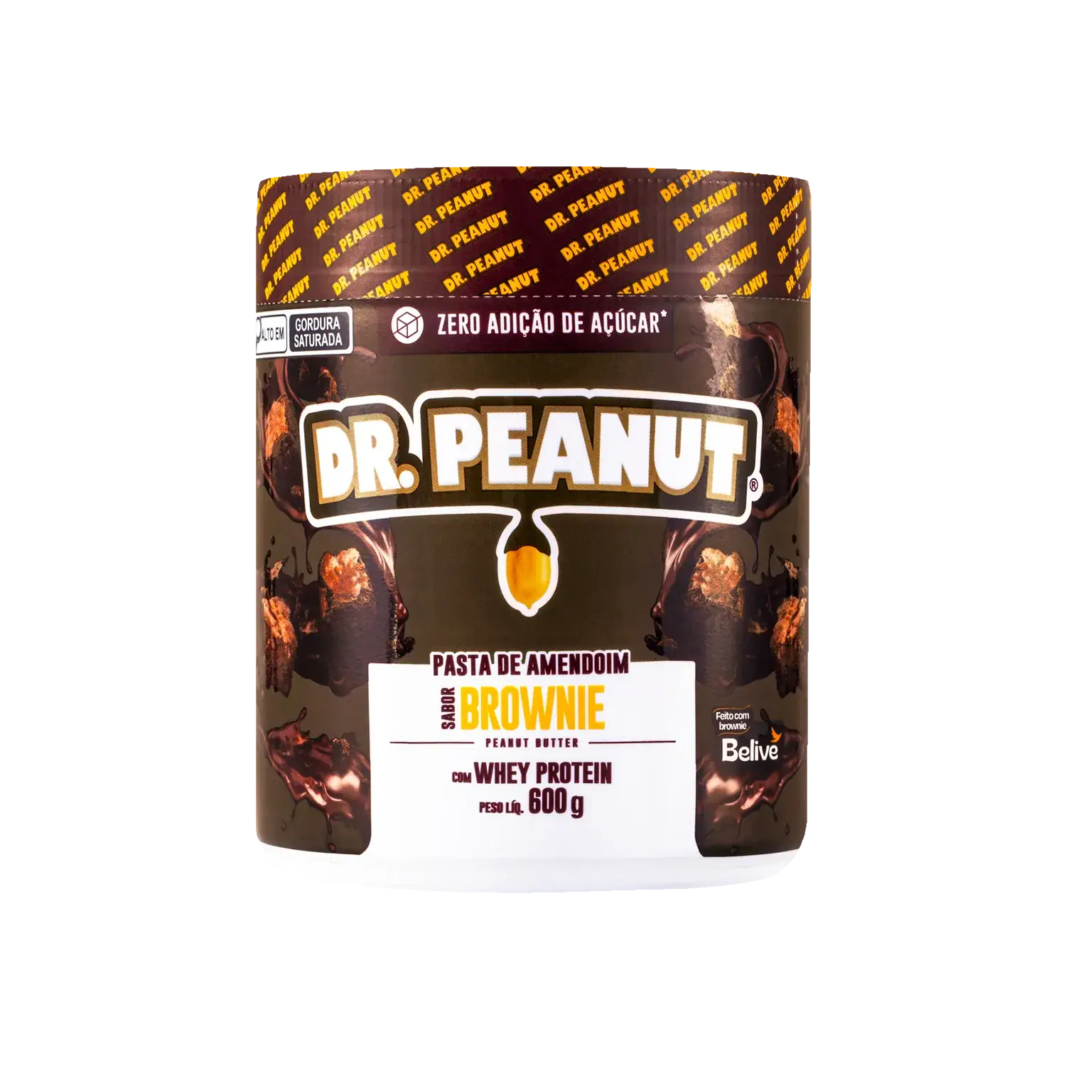 Pasta de Amendoim 600g Dr. Peanut - Brownie
