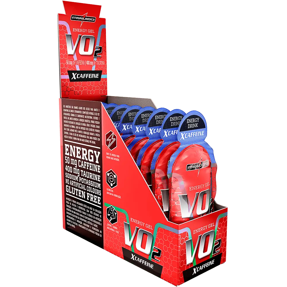 Carbo Gel VO2 X Caffeine 10x30g Energy Drink