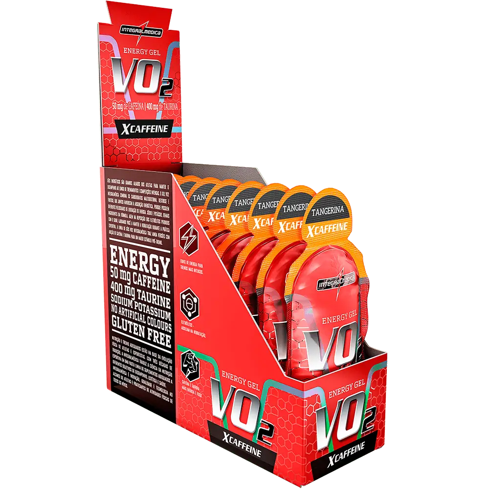 Carbo Gel VO2 X Caffeine 10x30g Tangerina