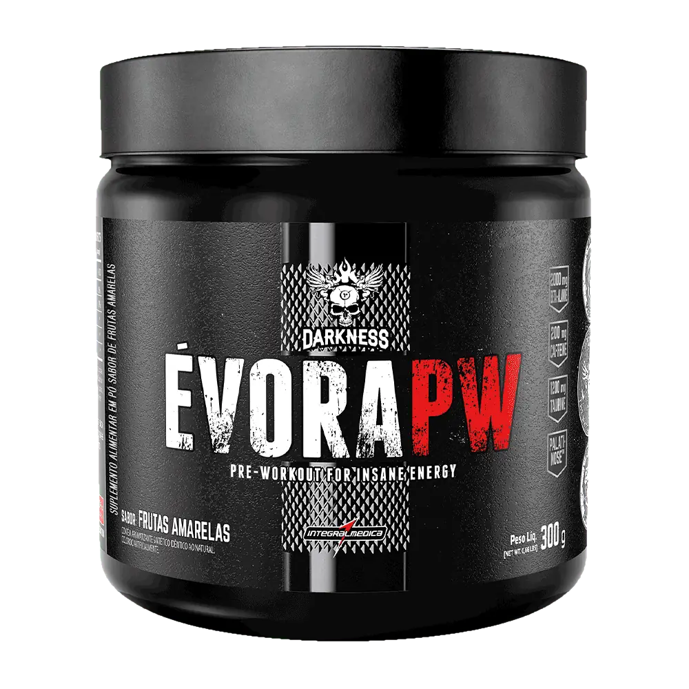 Evora Pre Treino Darknes - Frutas Amarelas 300g
