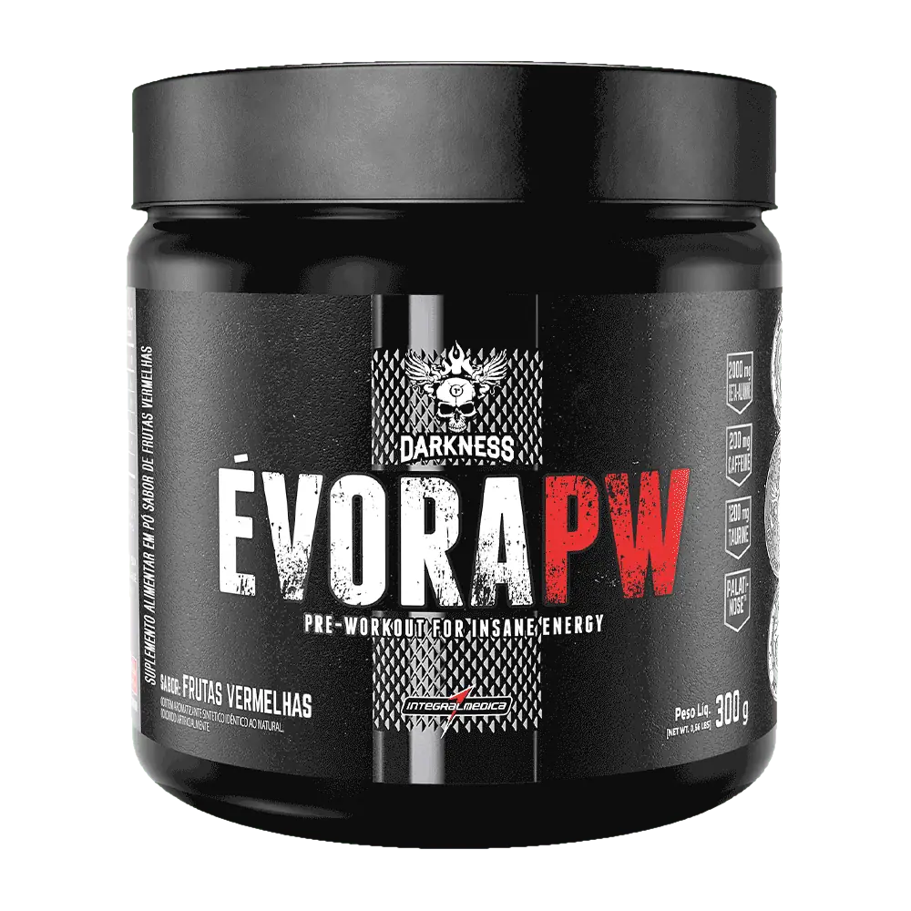 Evora Pre Treino Darknes - Frutas Vermelhas 300g