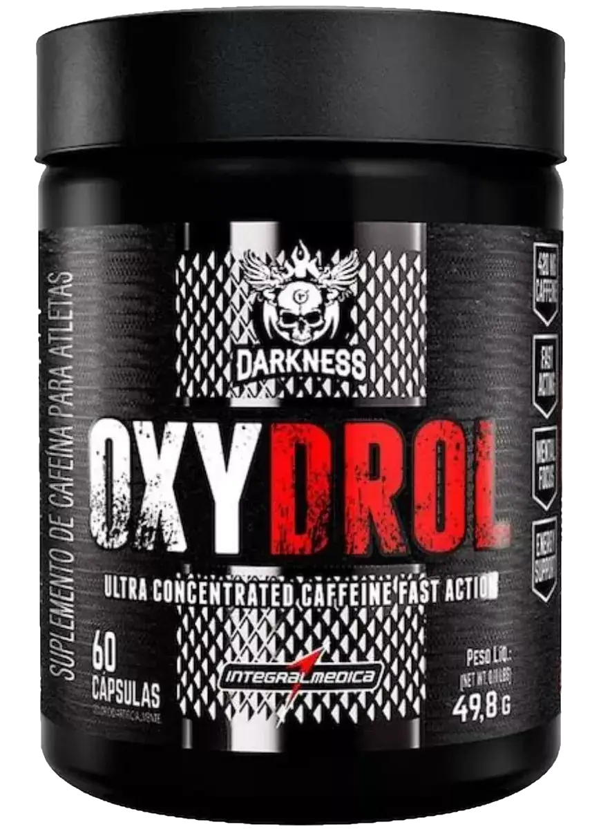 Oxydrol Darknes - 60Cps - 420mg Cafeína