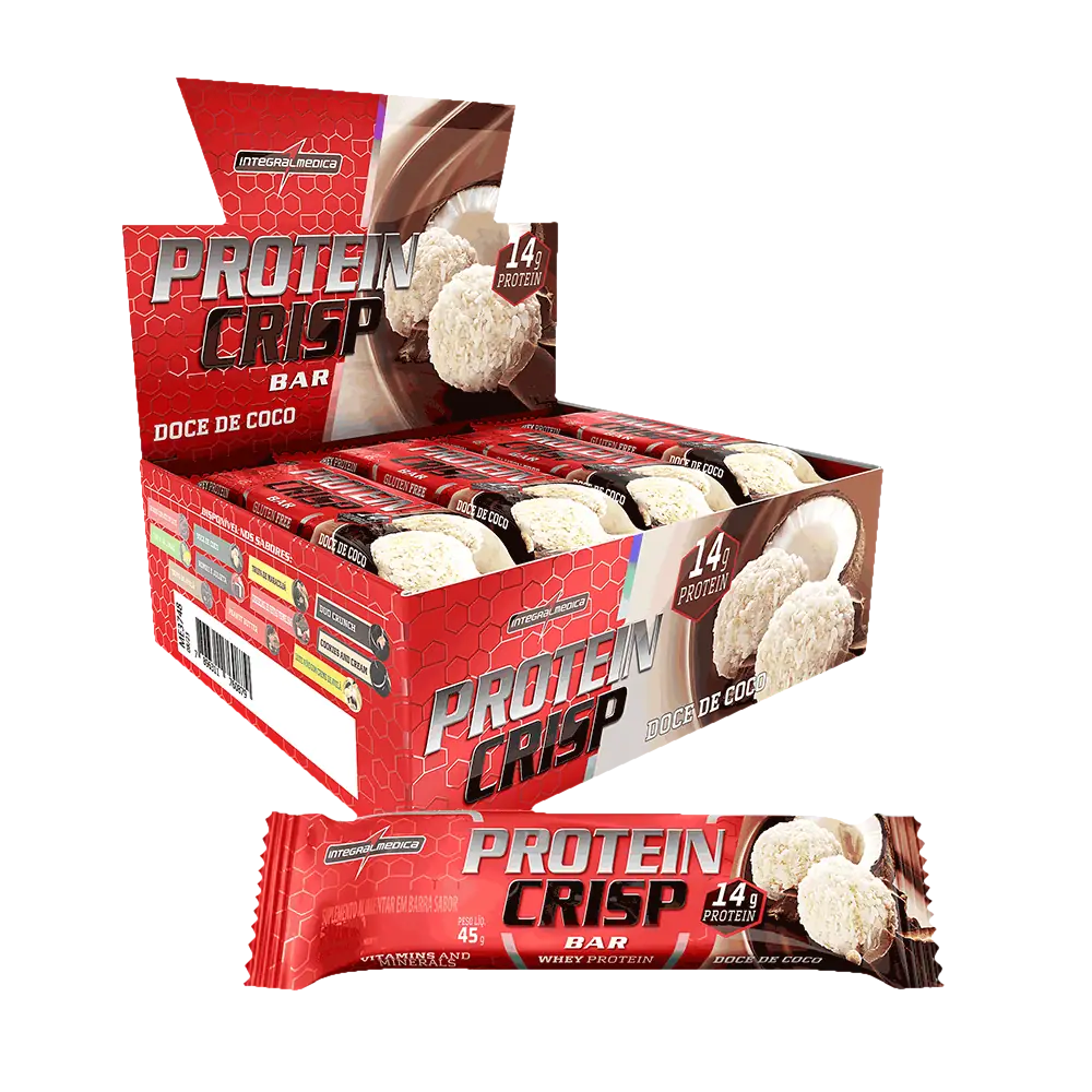 Protein Crisp Bar 12x45g Doce de Coco
