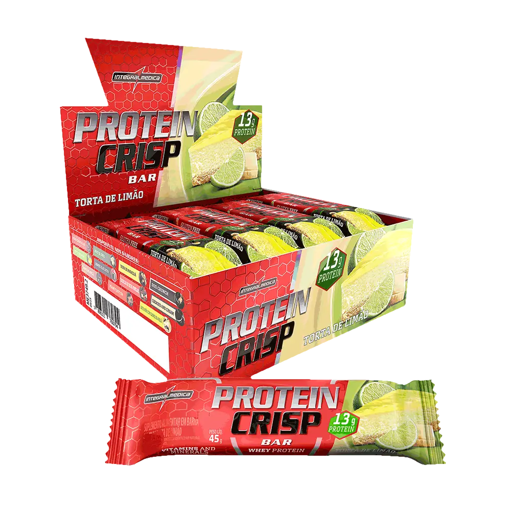 Protein Crisp Bar 12x45g Limão