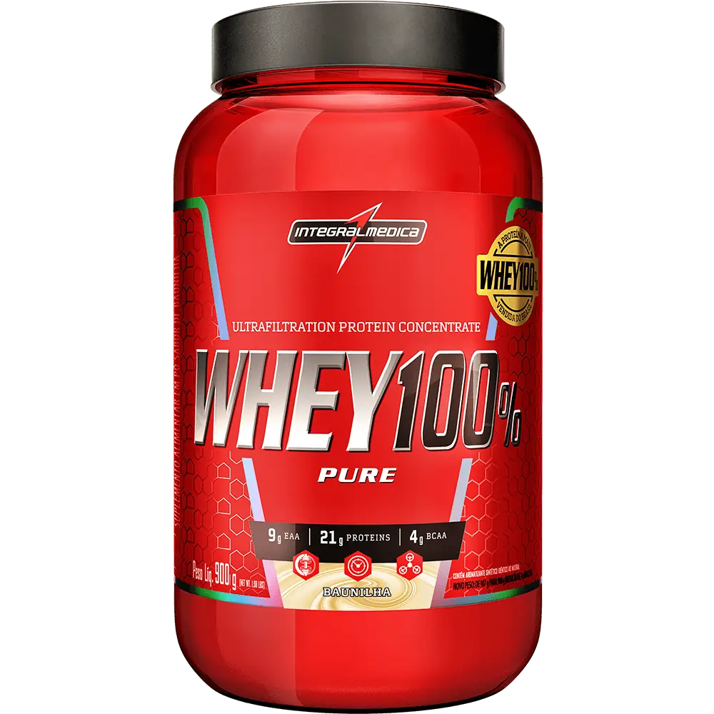 Whey Concentrado 100% Pure POTE 907g Baunilha
