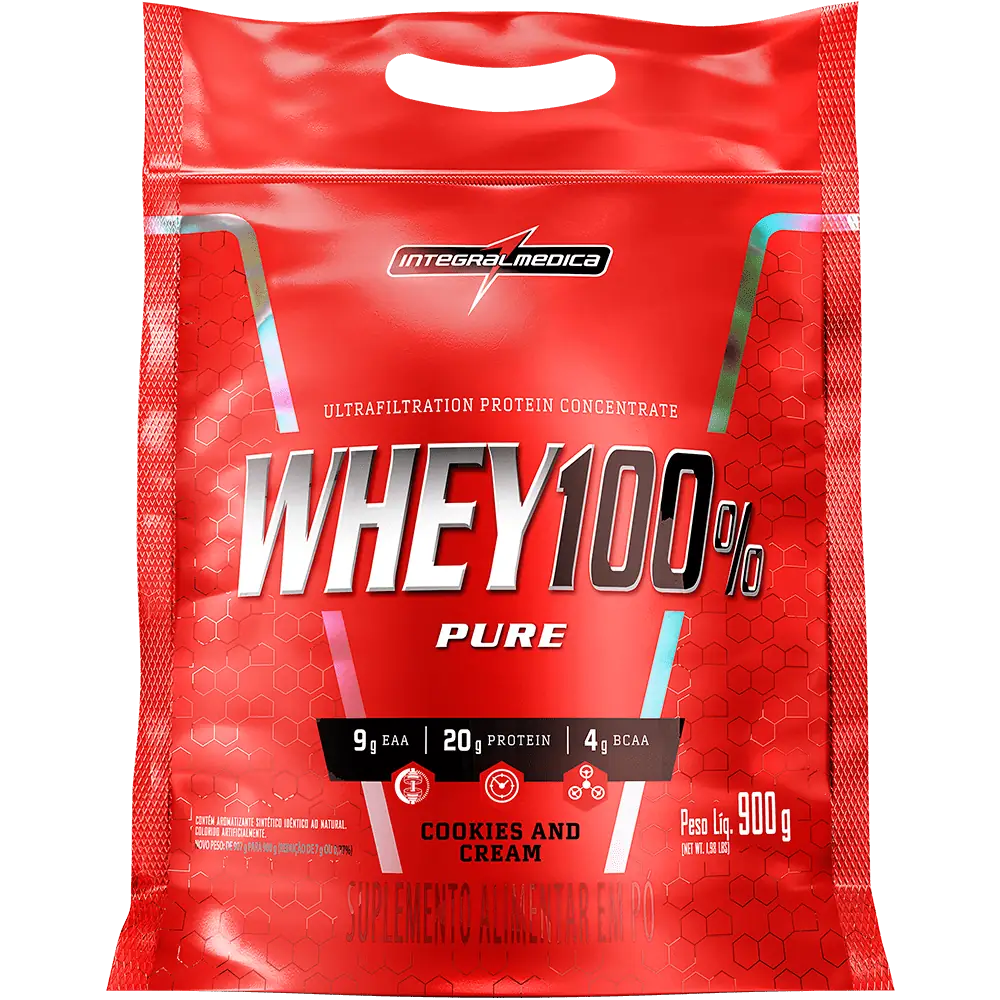 Whey Concentrado 100% Pure REFIL 907g Cookies