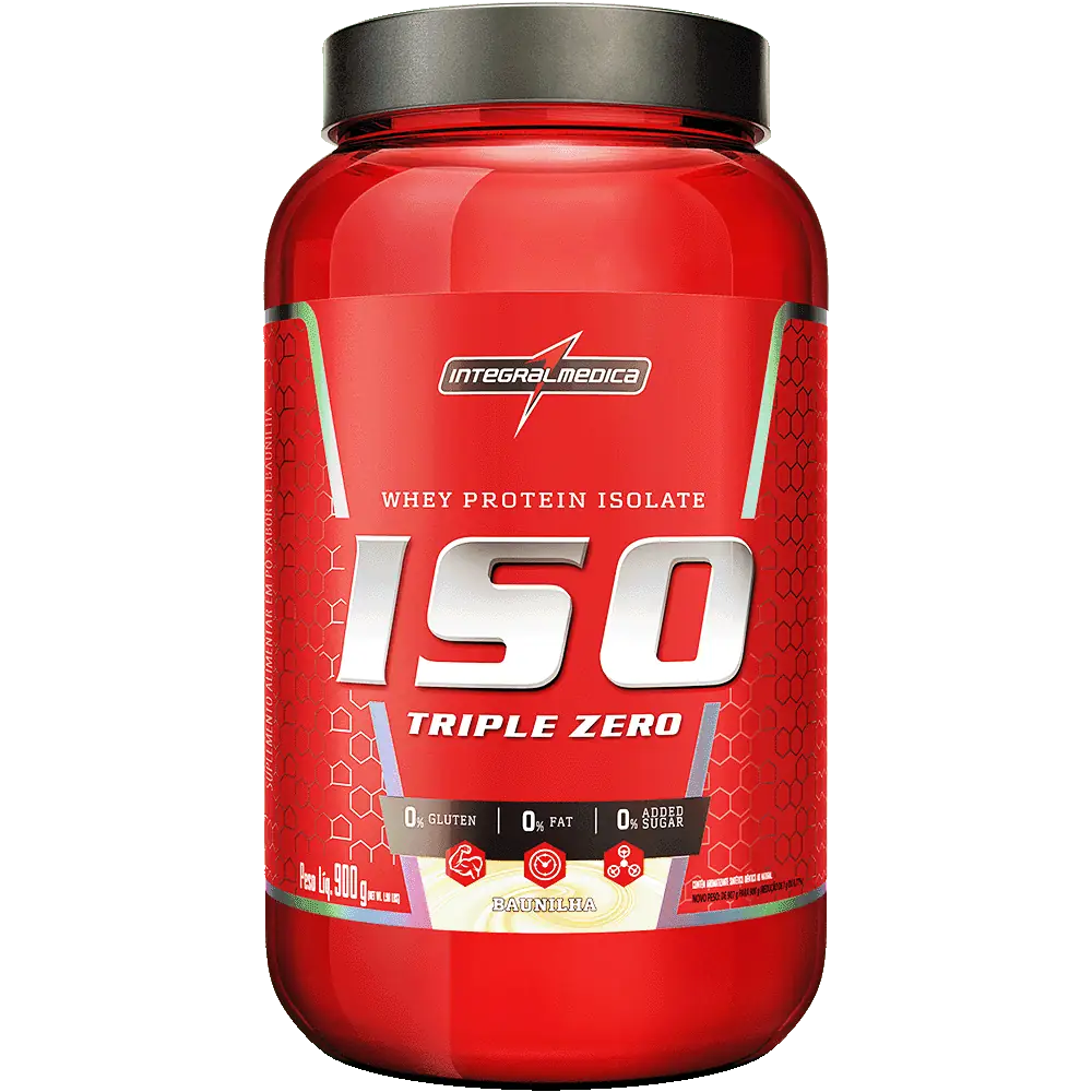 Whey Isolado Iso Triple 900g Baunilha