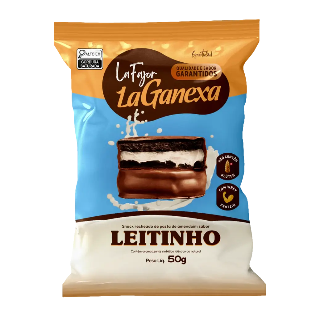 La Ganexa Alfajor La Fajor 12 x 50g - Leitinho