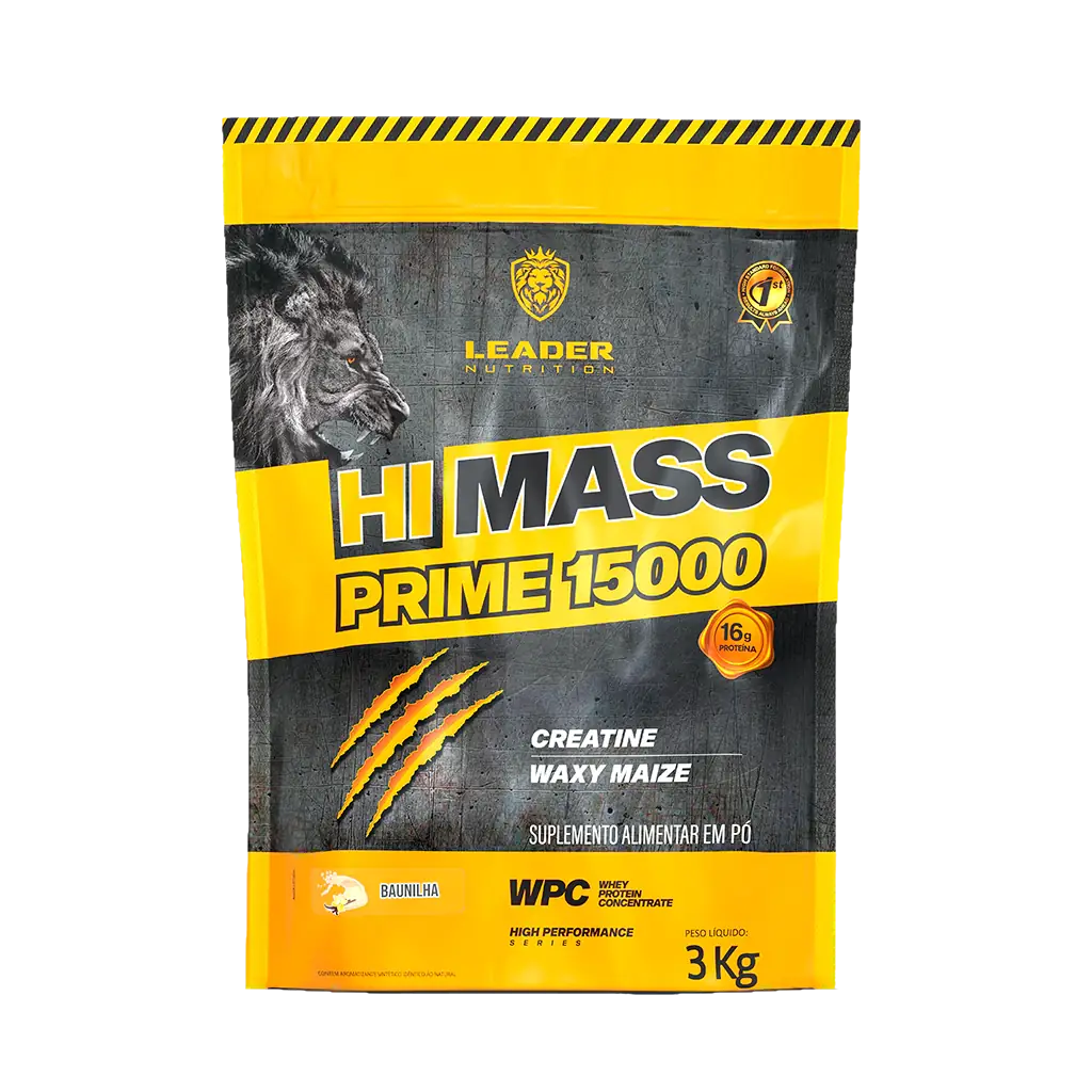 HIPERCALÓRICO HI PRIME MASS 1500 3KG - BAUNILHA