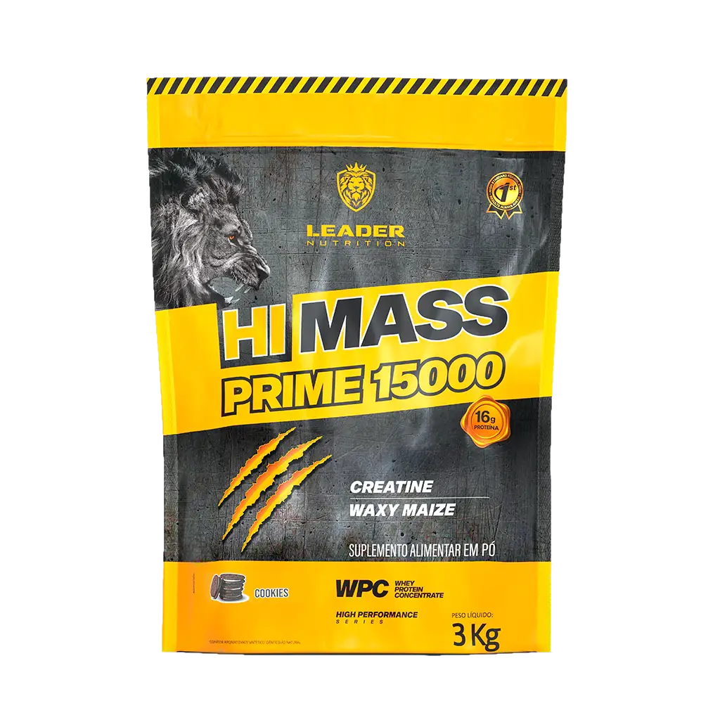 HIPERCALÓRICO HI PRIME MASS 1500 3KG - COOKIES e CREAM