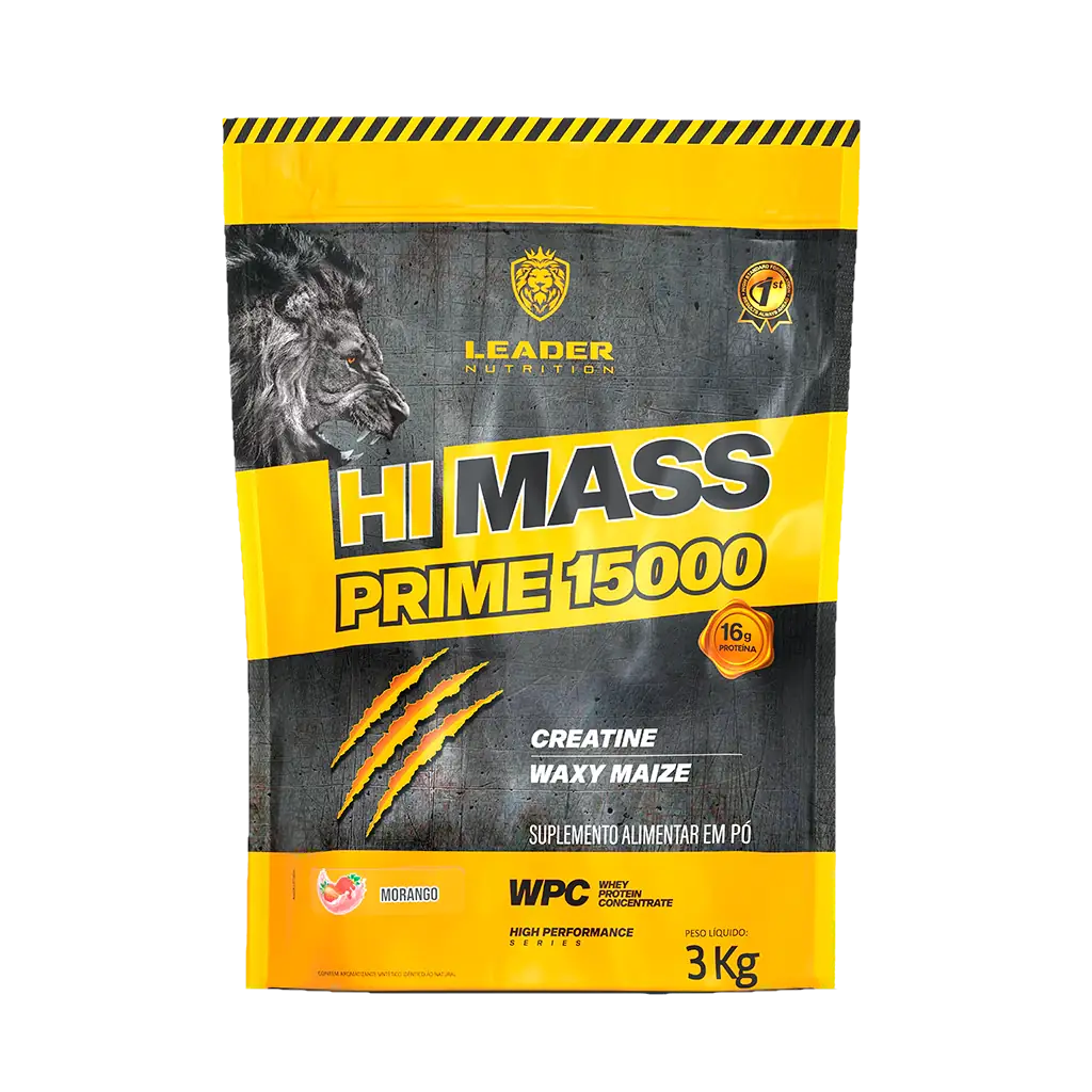 HIPERCALÓRICO HI PRIME MASS 1500 3KG - MORANGO