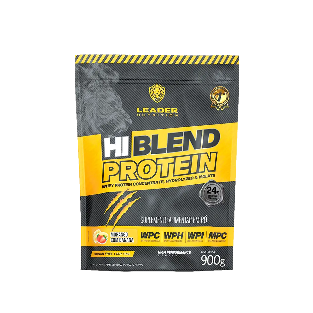 WHEY Hi Blend Protein Morango 900g