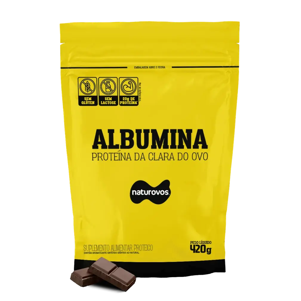 NATUROVOS ALBUMINA SABOR CHOCOLATE 420G