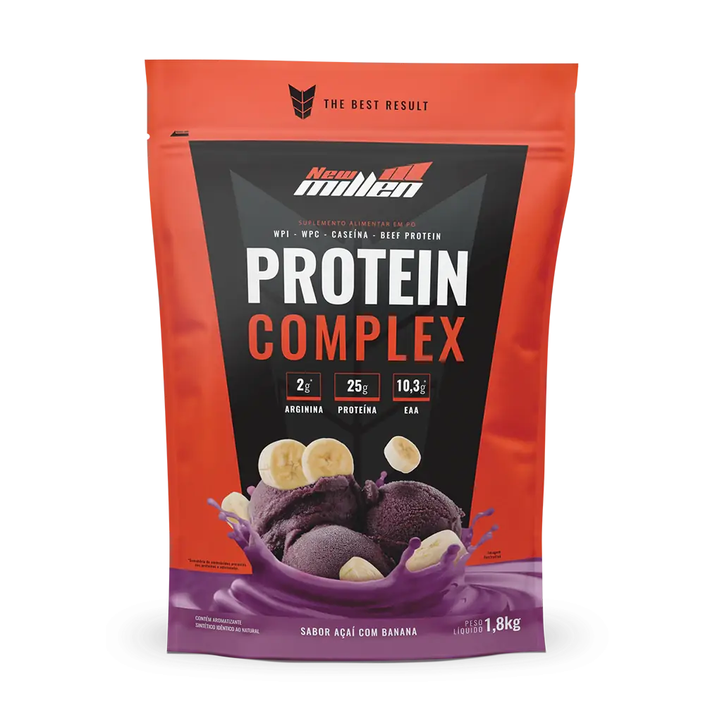 PROTEIN COMPLEX STAND POUCHE 1,8 Kg AÇAÍ COM BANANA
