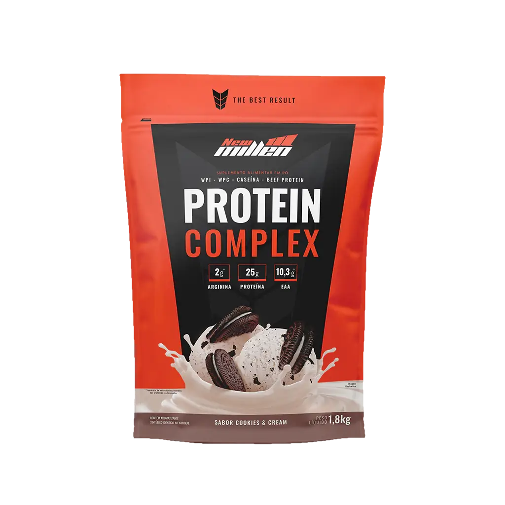 PROTEIN COMPLEX STAND POUCHE 1,8 Kg COOKIES & CREAM