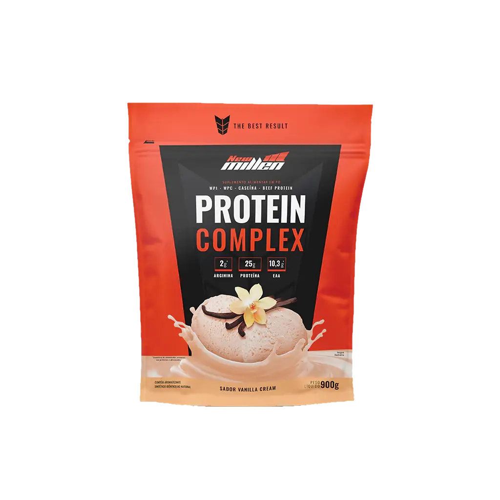 PROTEIN COMPLEX STAND POUCHE 900g BAUNILHA