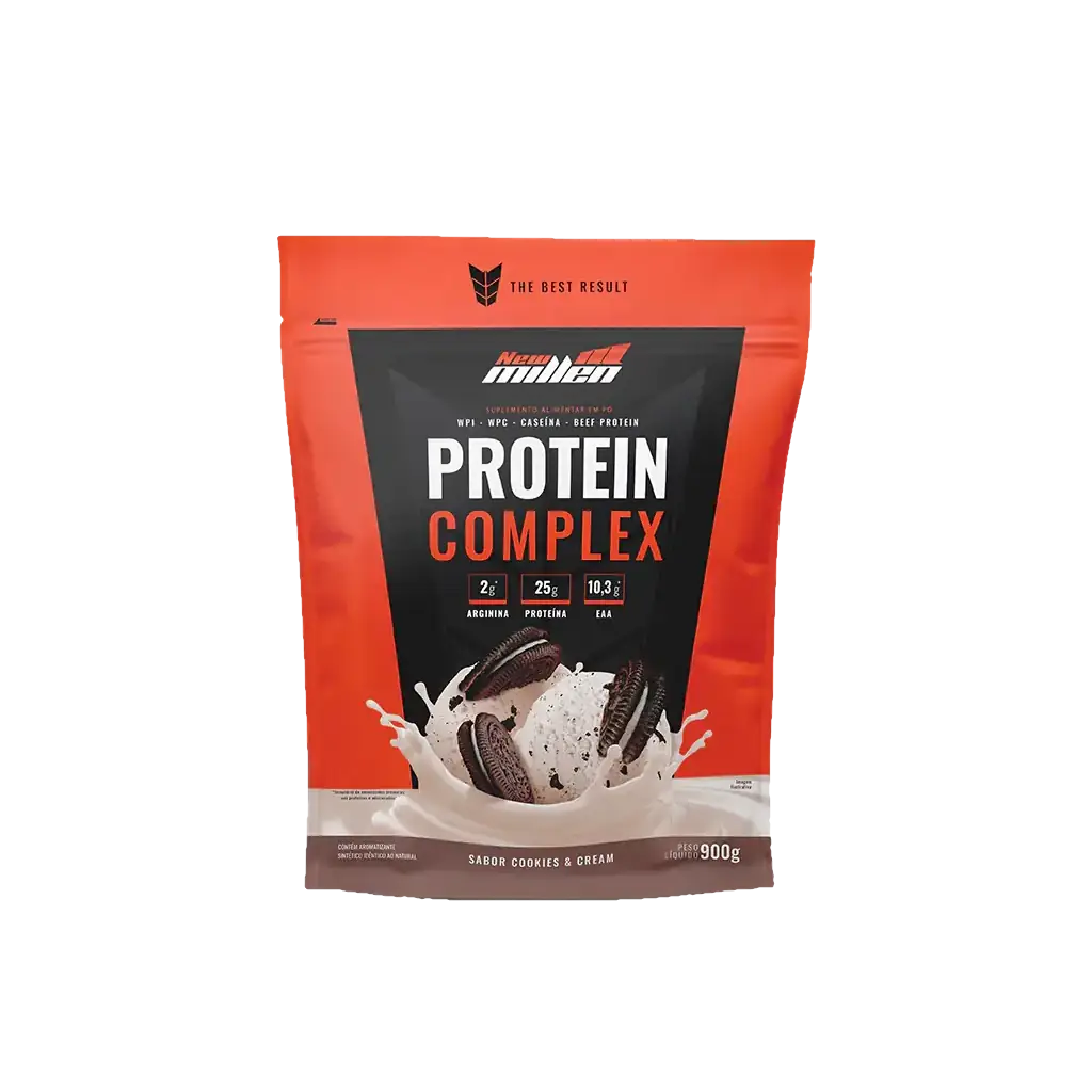 PROTEIN COMPLEX STAND POUCHE 900g COOKIES & CREAM