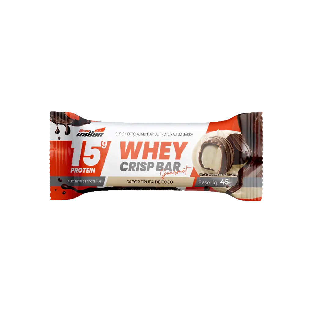 WHEY CRISP BAR GOURMET 12x45g - TRUFA DE COCO