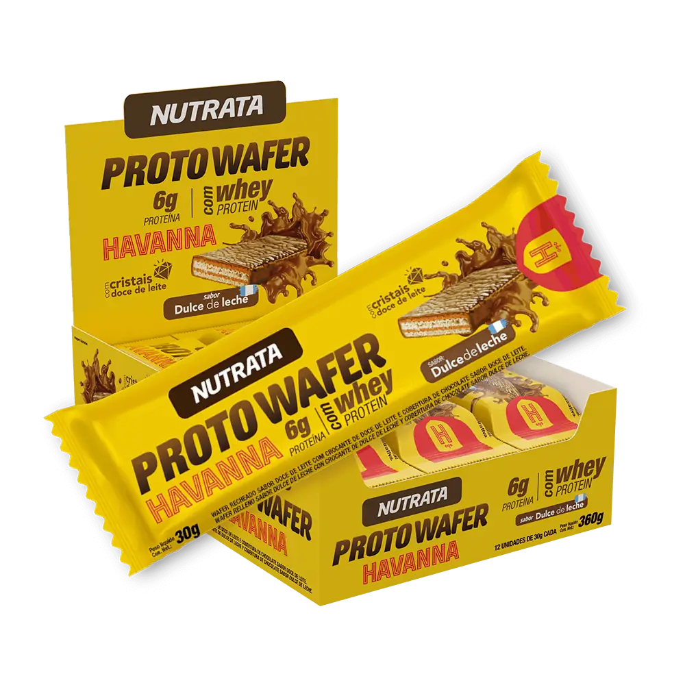 PROTOBAR WAFER HAVANNA DOCE DE LEITE 12 x 30G
