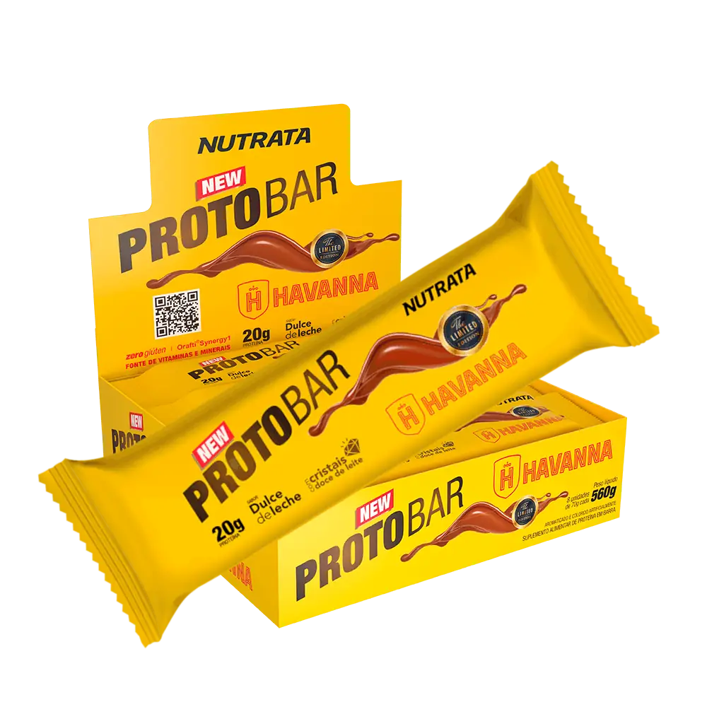 PROTOBAR DOCE DE LEITE HAVANNA 8 x 70G