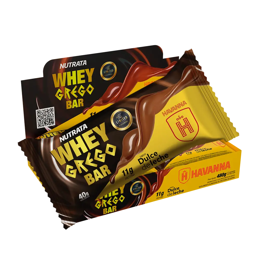 WHEY GREGO BAR - DOCE DE LEITE HAVANNA 12 X 40G