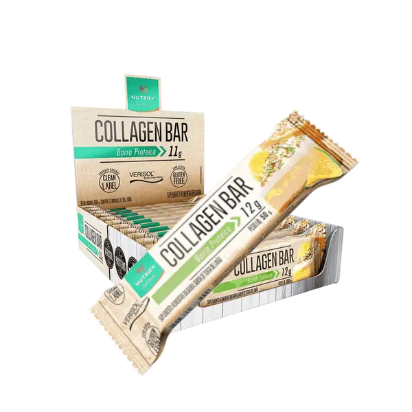 COLLAGEN BAR BROWNIE TORTA DE LIMÃO 10x50g