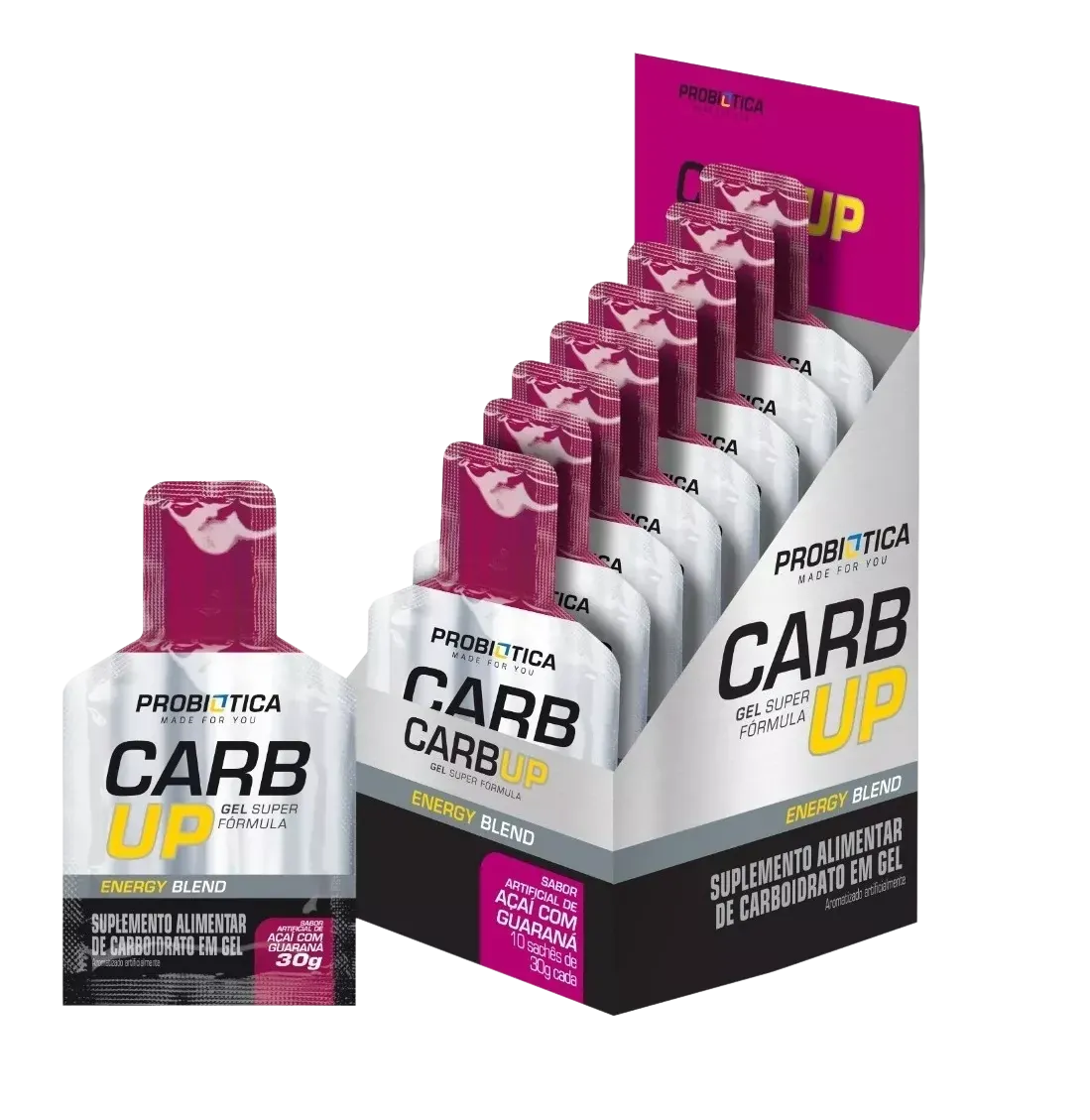 Probiotica Carb Up Gel Açaí com Guaraná