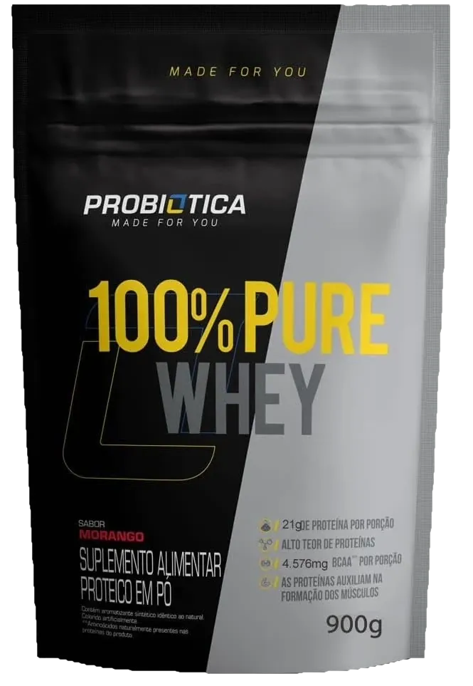 Probiotica Whey Morango REFIL