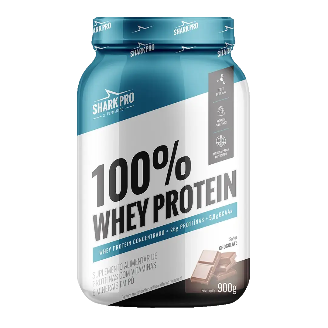 SHARK Whey Concentrado POTE 900g - Chocolate