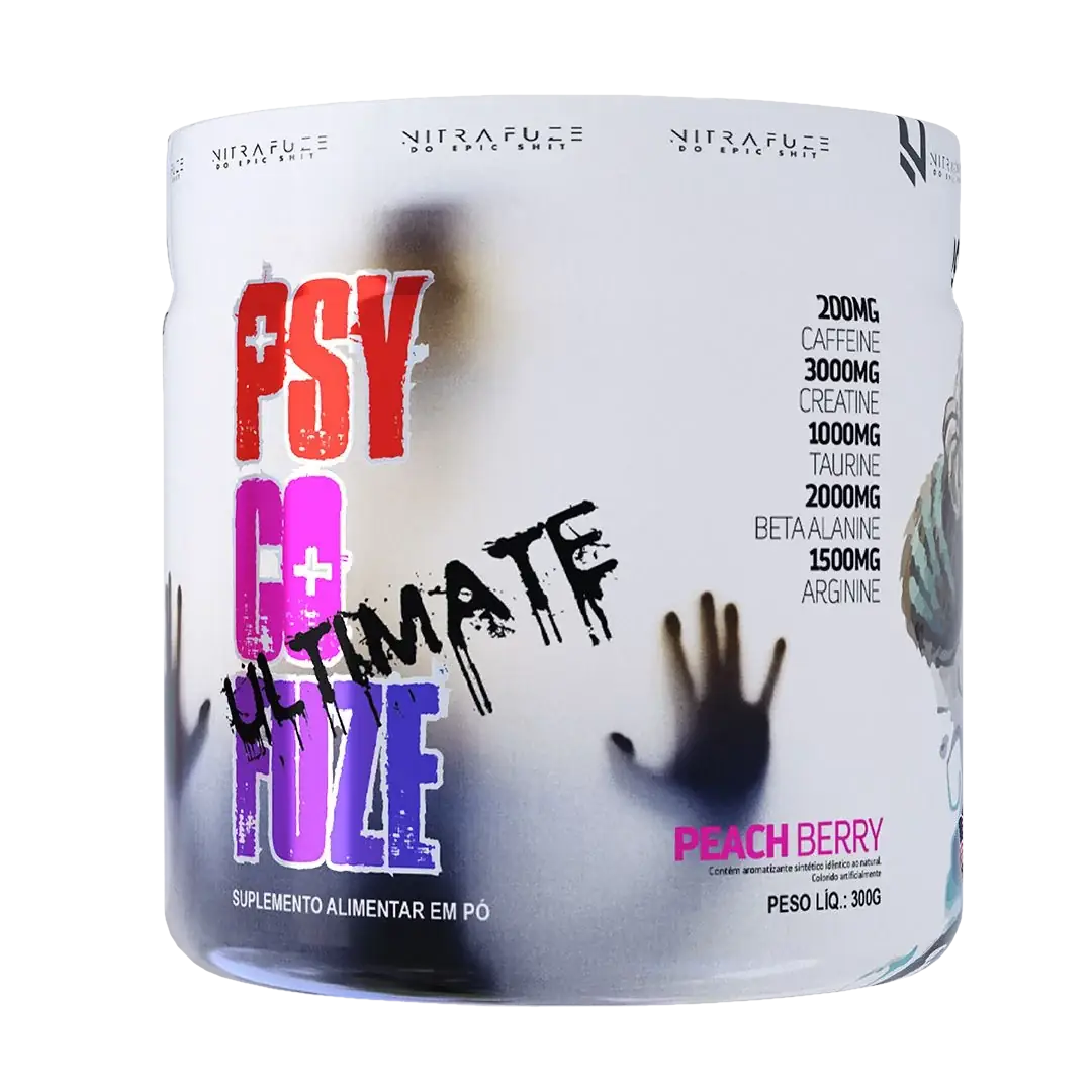 PRÉ TREINO PSYCOFUZE ULTIMATE PEACH BERRY 300G