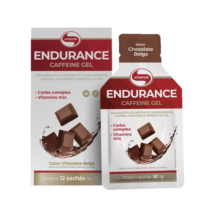 ENDURANCE GEL CAFEINA 12x30G - CHOCOLATE BELGA