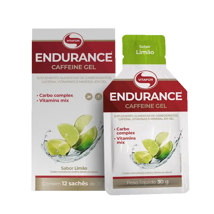 ENDURANCE GEL CAFEINA 12x30G - LIMÃO