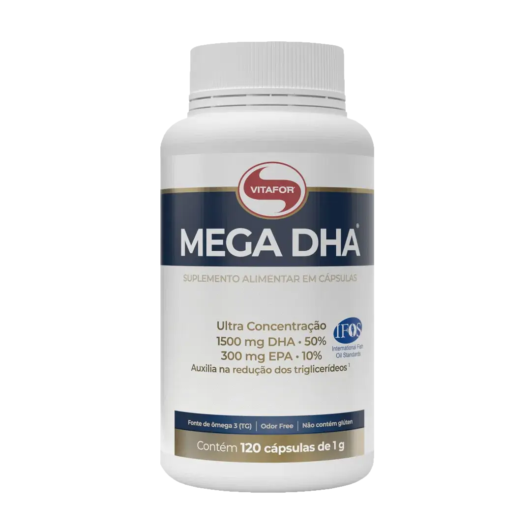 MEGA DHA 1500mg - EPA 300mg - DHA 1000mg - 120 CAPS