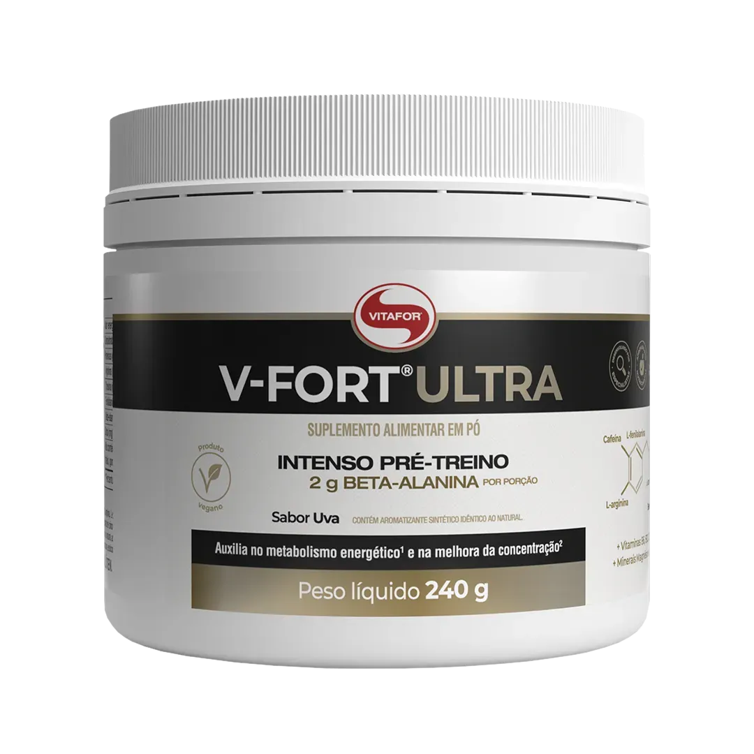 PRÉ TREINO V FORT ULTRA UVA 240G