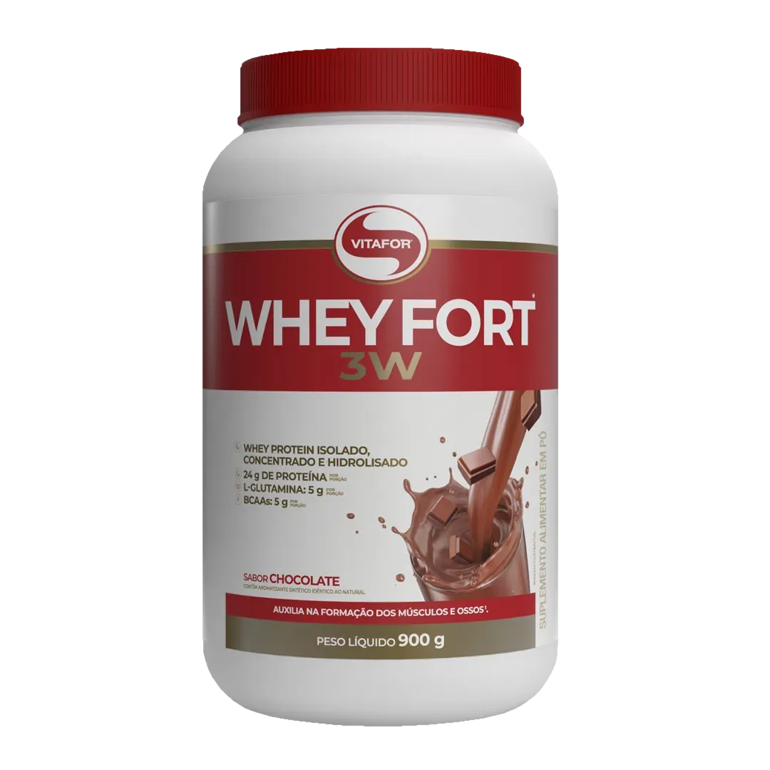 WHEY FORT 3W 900g CHOCOLATE