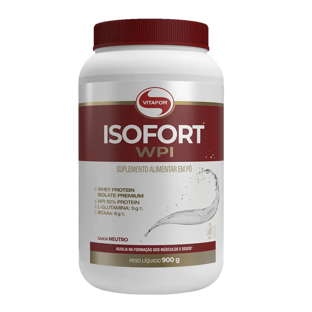 WHEY ISOLADO ISOFORT 900G NEUTRO